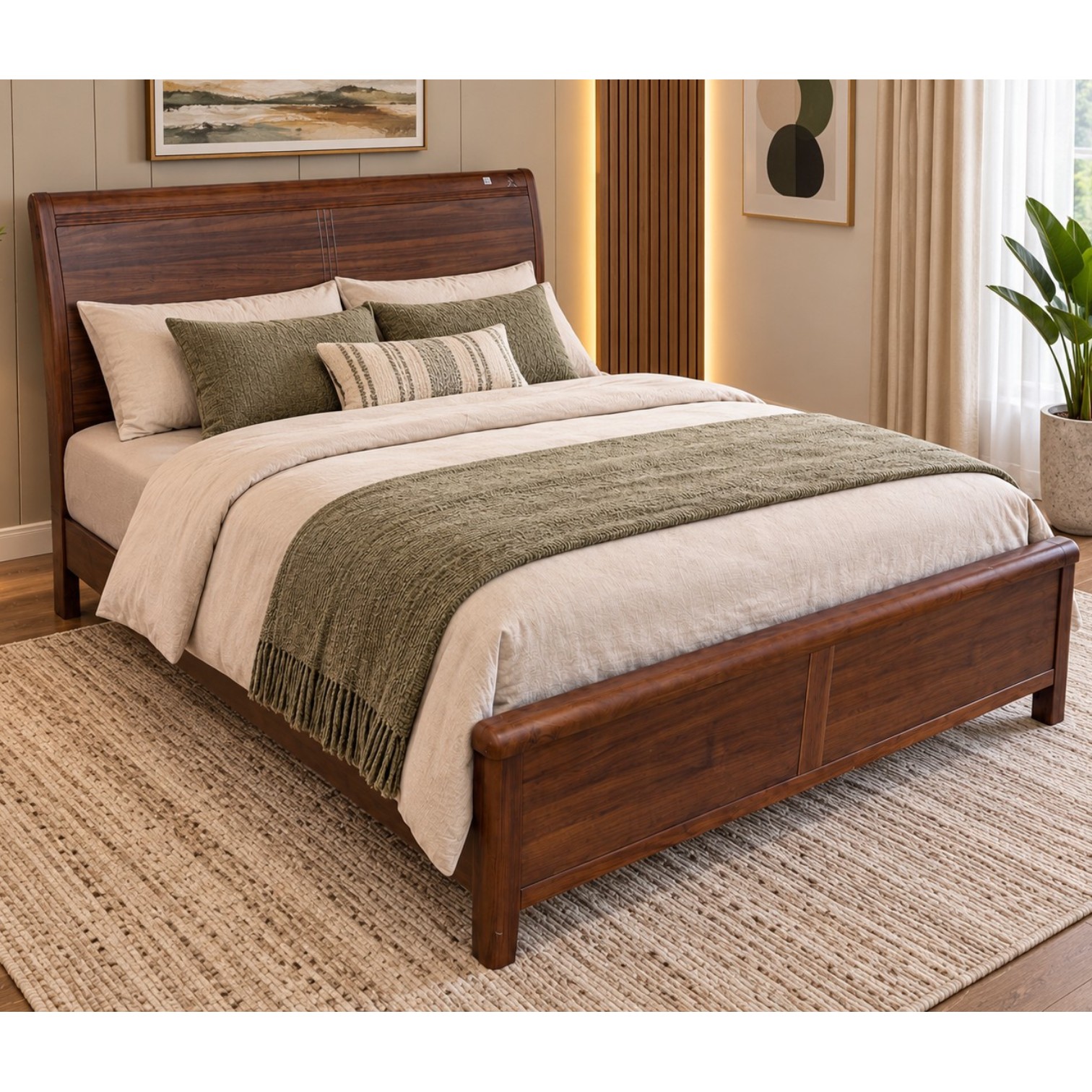 Prime Solid Wood Bed
