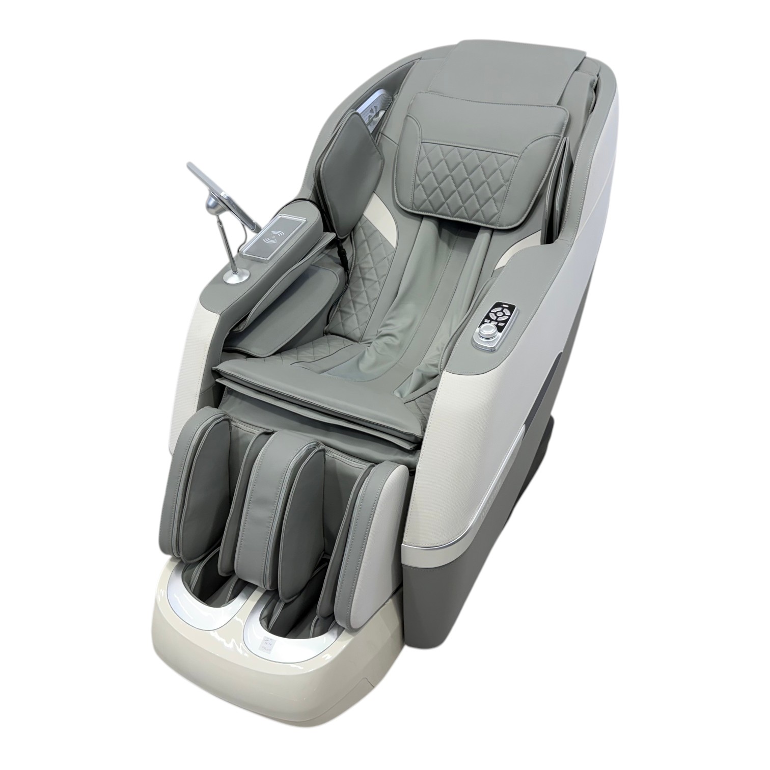 Elite full-body electric massage chair with foot rollers, heating and wireless charging