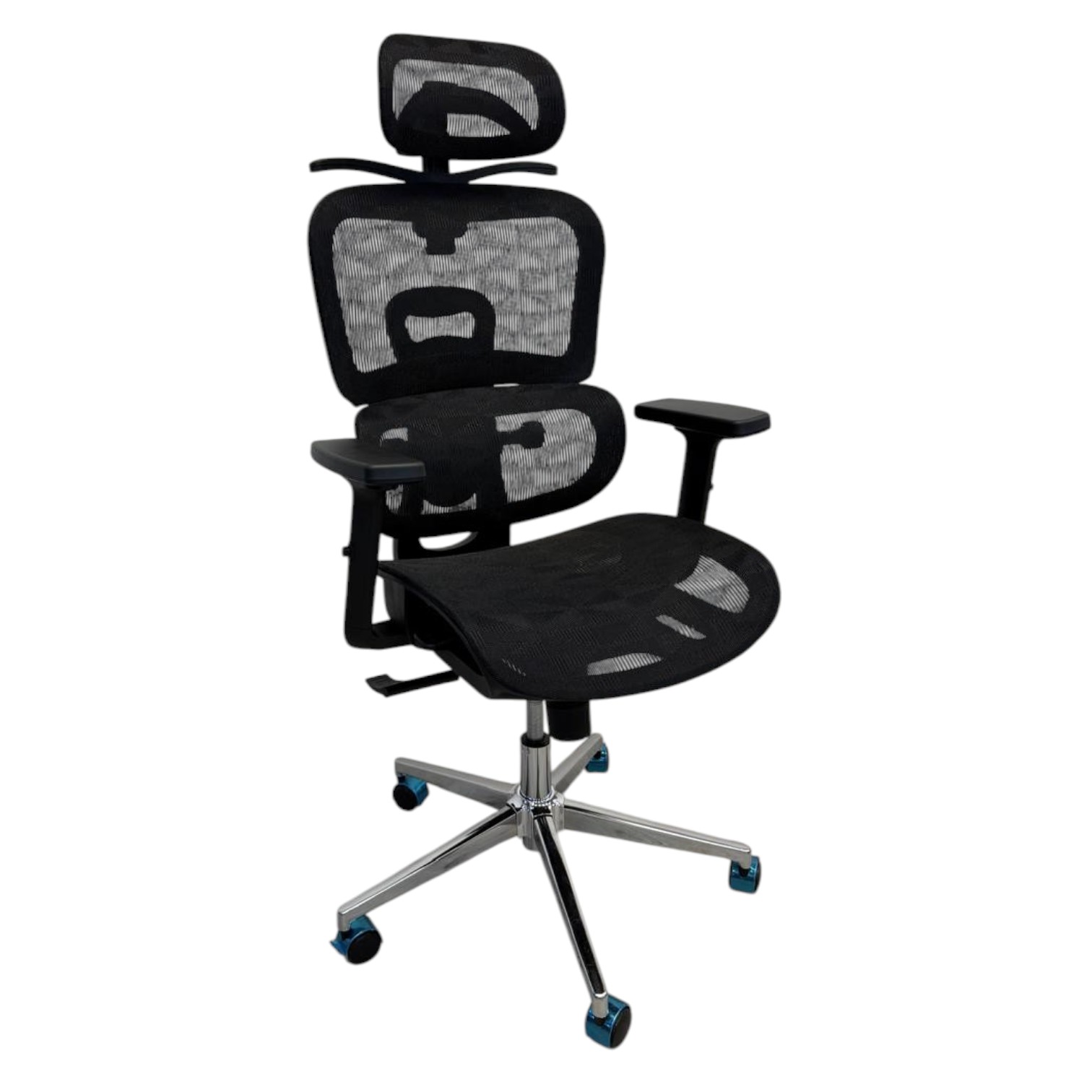 Fortis orthopedic office chair with adjustable lumbar support, mesh seat and adjustable armrests