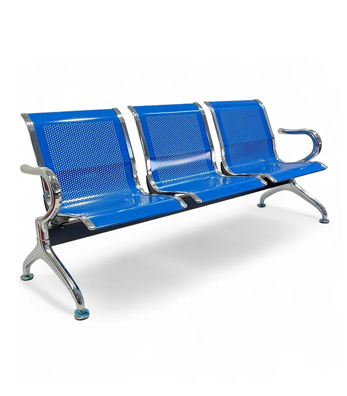 BLUE STEEL AIRPORT CHAIR