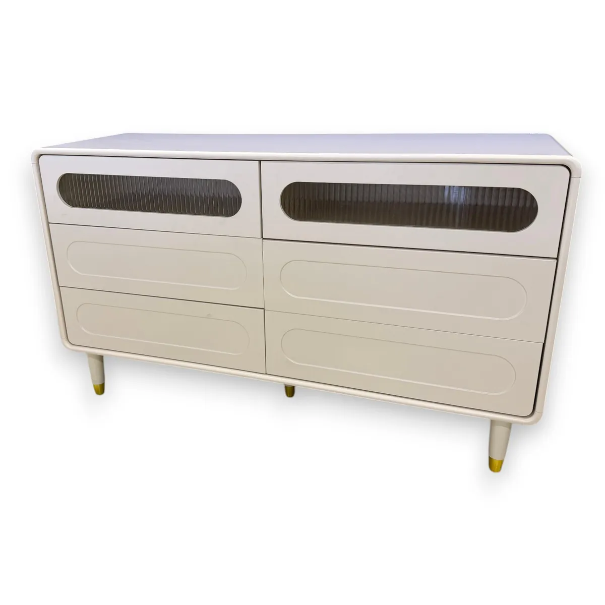 Jade 6-Drawer Dresser Cabinet 1.2m