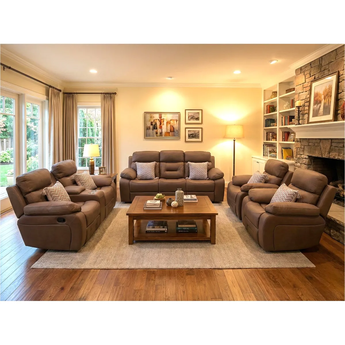 Montana Recliner Sofa Set 7 Seater