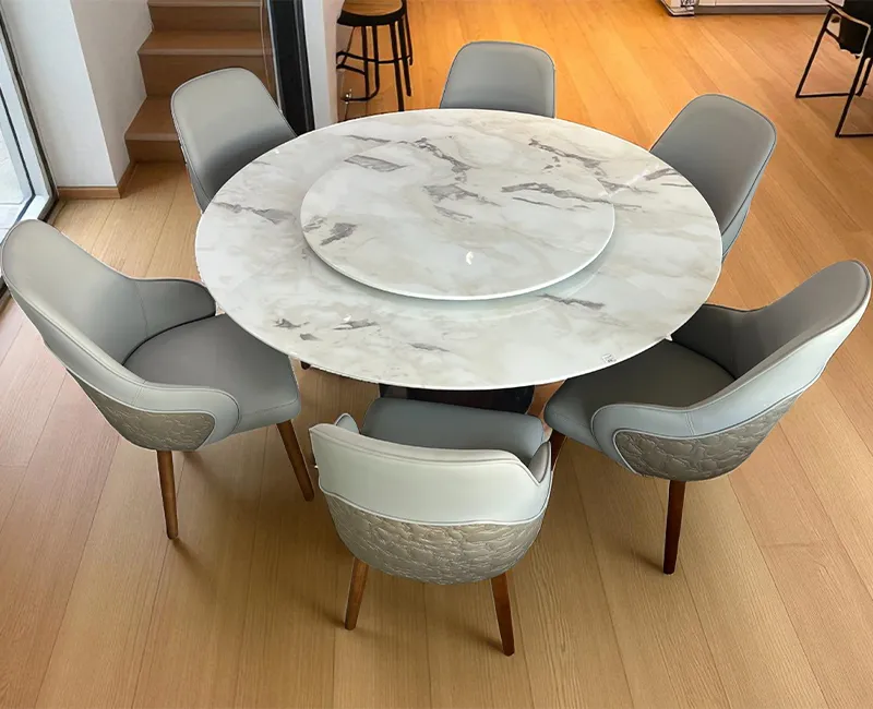 Solara Marble Dining Set 6 Seater