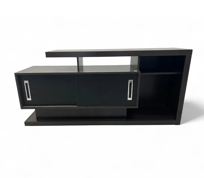 TV RACK 1457 TOBACCO/BLACK